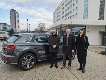 Biomethane powered car and the delegation in Bonn to discuss how to reduce the impact of global warming.