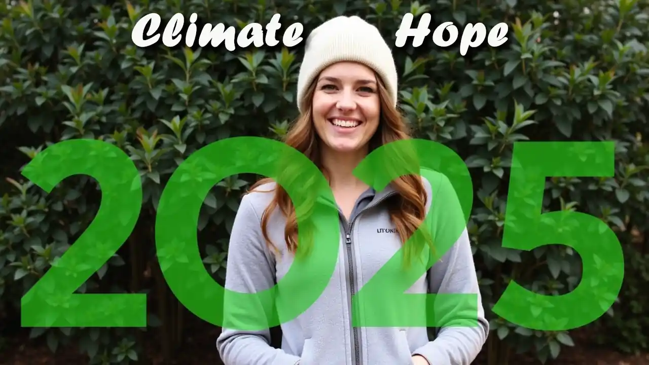 Climate Hope image 2025. Environmental Responsibility is Rising