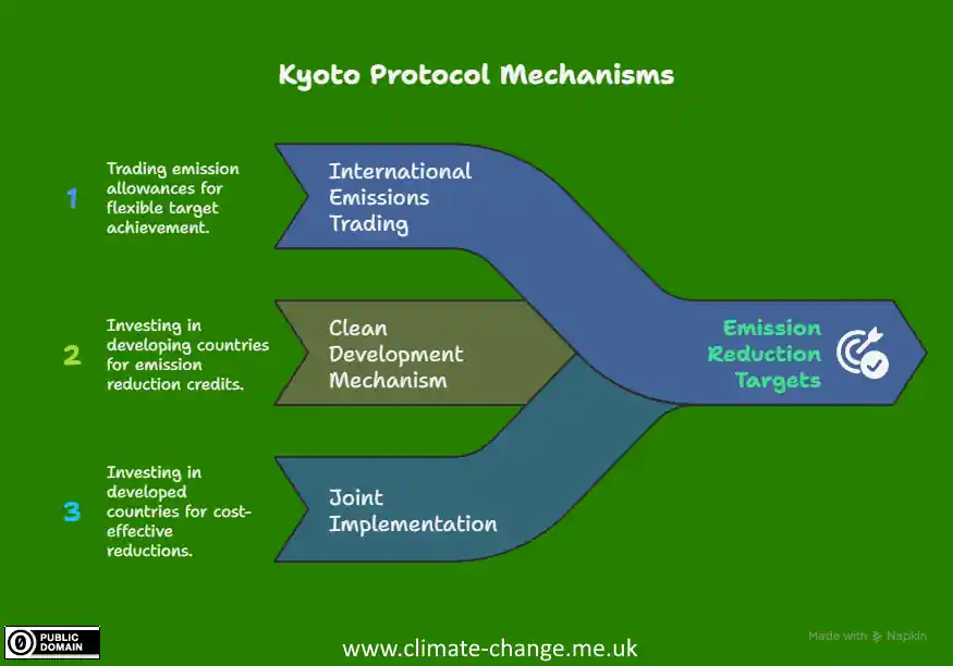 Kyoto Protocol_ A Landmark in Climate Change Mitigation - infographic